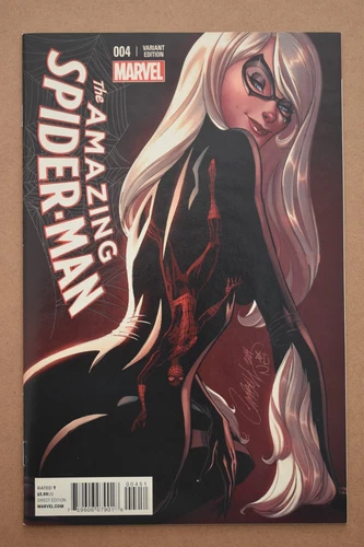 Amazing Spider-Man #4 2014 J Scott Campbell Black Cat Colour Variant