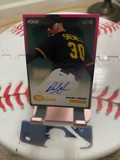 Paul Skenes 2025 Pulse On Demand Award Winner Pink Parallel Auto Autograph 12/15