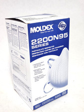 (1 box) Moldex 2200N95 2207 N95  Respirator Mask, Medium/Large 20 Masks per Box