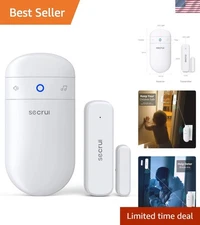 Compact Door Chime Sensor System - 52 Chimes, 400ft Range, Easy DIY Installation