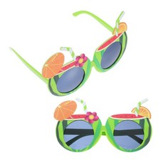 2 Pcs Summer Hawaii Party Eyeglasses Funny Sunglasses for Adults Dress up