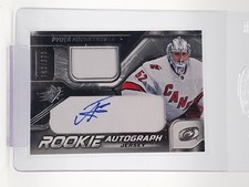 PYOTR KOCHETKOV 2022-23 UD SPX ROOKIE AUTO PATCH RPA /375 HURRICANES Q6438