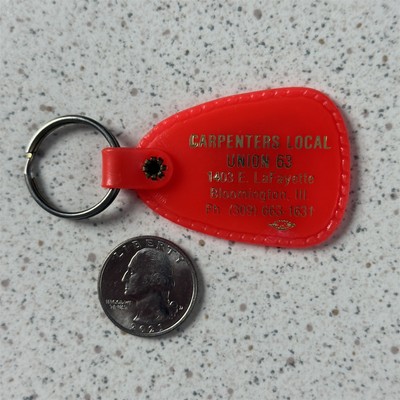 Carpenters Local Union #63 Bloomington Illinois Keychain Key Ring #51178