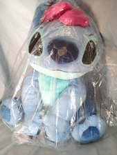 Limited Edition Disney Stitch With Bow Plush Stuffed Toys Dolls 21"