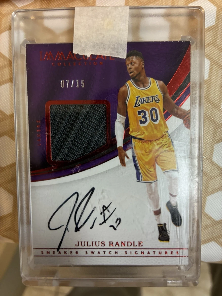 Julius Randle Basketball Autographed Sports Trading Cards
