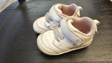 Stride Rite 360 SR Taye 2.0 Girls Sneaker White/Pink Floral Hook & Loop 4M