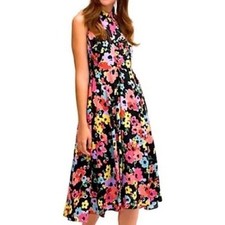 Kate Spade New York multicolor floral midi dress Wildflower Bouquet party