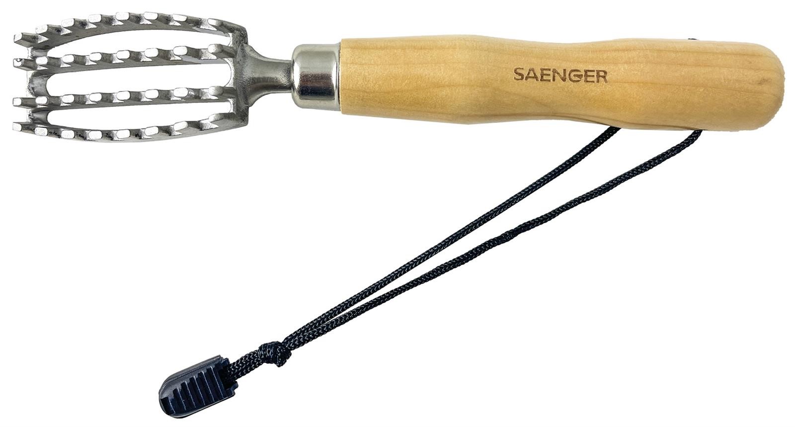 Snger Profi Edelstahl Fischschupper 20cm mit Holzgriff 4990₽