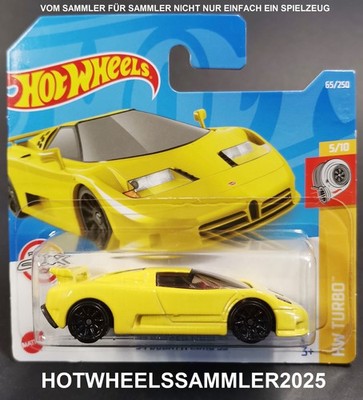 HOT WHEELS ''1994 BUGATTI EB110 SS'' HW TURBO FARBE GELB HCT67-M524 OVP UNGEÖFFNET