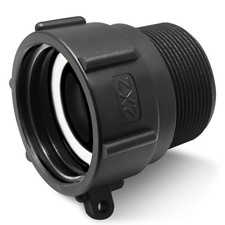 275 330 Gallon IBC Tote Adapter 2" Female Buttress Coarse Thread x 2" Male NP...