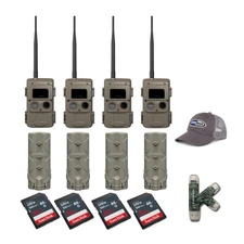 Cuddeback CuddeLink IR LED Camera (LL-2A) with PW-001 and Card (4-Pack)