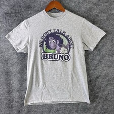 Disney Encanto T Shirt Women s Medium We Don't Talk About Bruno Gray NWOT