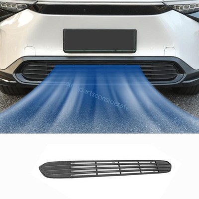 For Toyota BZ4X 2023-2024 Bright Black Front Grille Center Mesh Anti-Insect Net