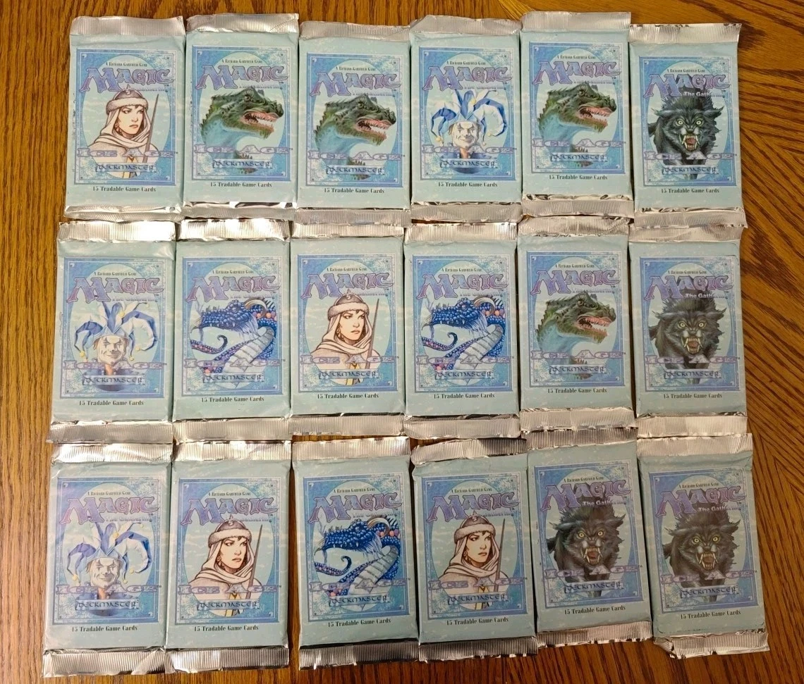 Magic: The Gathering Ice Age Sealed Collectible Card Game Packs