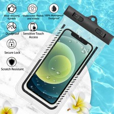 100 Waterproof Phone Case Pouch Dry Bag for iPhone 12 X 11 Samsung S21 S20 S10 