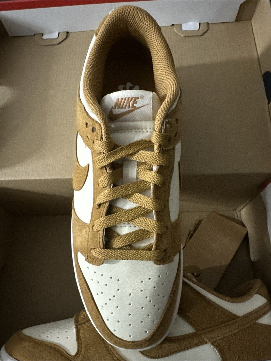 Women's Nike Dunk Low, Coconut Milk/Flax-Sail Color Size 9
