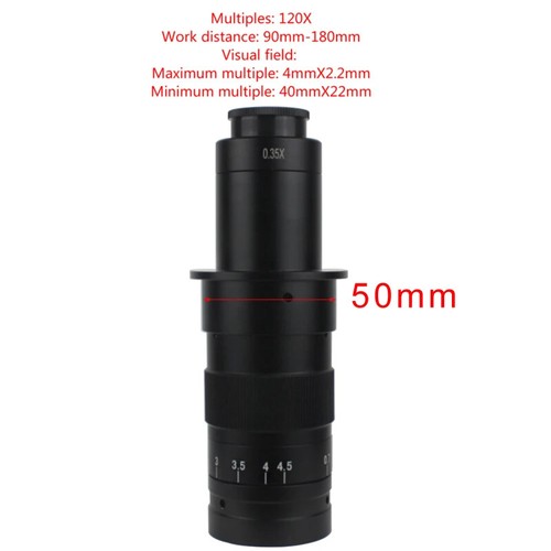 Adjustable Magnification 100X 130X 180X 200X 300X 360X 500X Zoom C Mount Lens - Picture 13 of 22