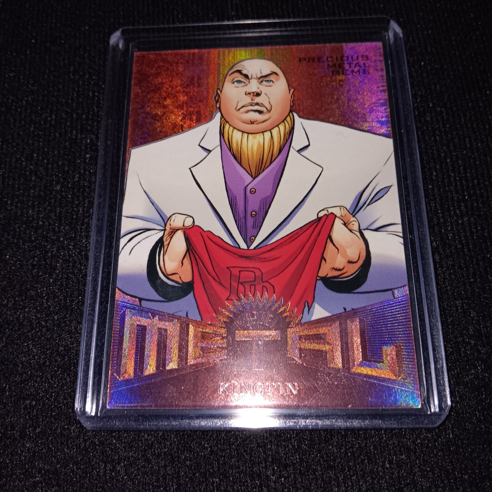 🔥2017 Marvel Fleer Ultra  Precious Metal Gems Bronze Kingpin  #130/199