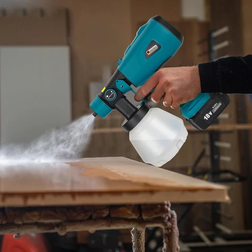 Paint Sprayer for Makita 18V LXT Battery HVLP Spray Paint Gun for Home Interior - Picture 6 of 12