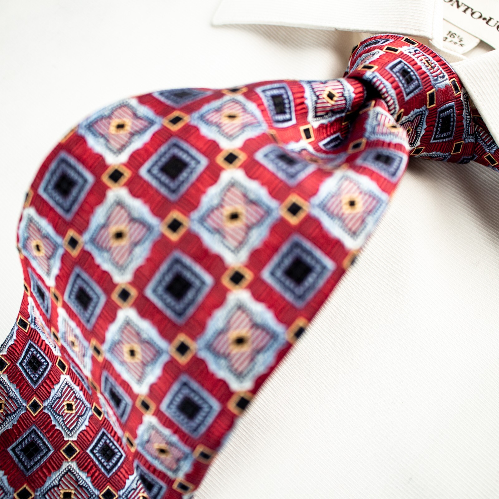 ROBERT TALBOTT Red Melon Blue Yellow Geometric Si… - image 5