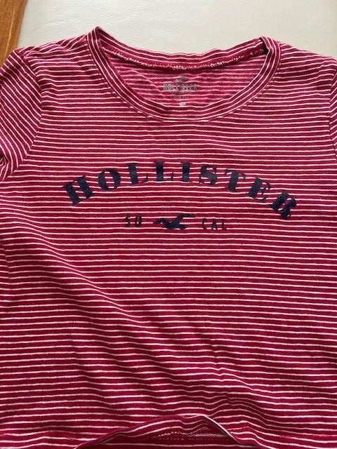 girl Hollister cotton top tee tank shirt sz XS school beach party summer spring