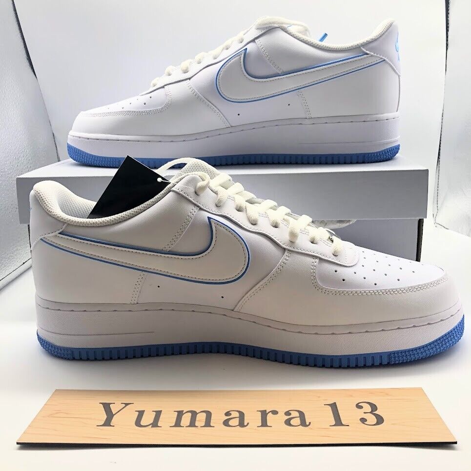 Nike Air Force 1 '07 White University Blue DV0788-101 Men's Nike Air Force 1 '07 White University Blue DV0788-101 Men's