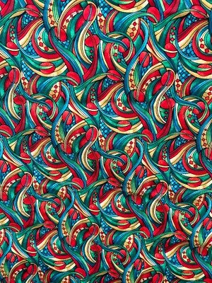 36'' x 44'' Light Fantastic by Fabric Freedom in London England (Art Deco)