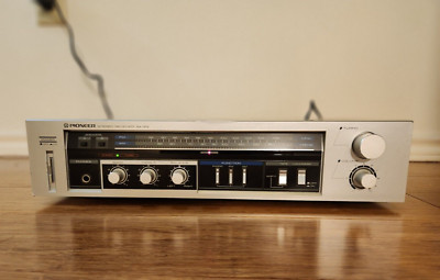 Pioneer SX-313 Stereo Receiver Silver! Tested. All functions work