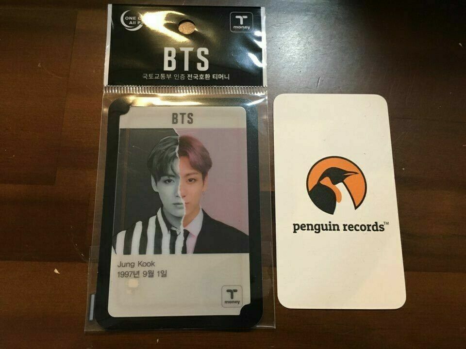 BTS - 2019 CU TRANSPARENCY T-MONEY KOREA TRANSPORTATION CARD