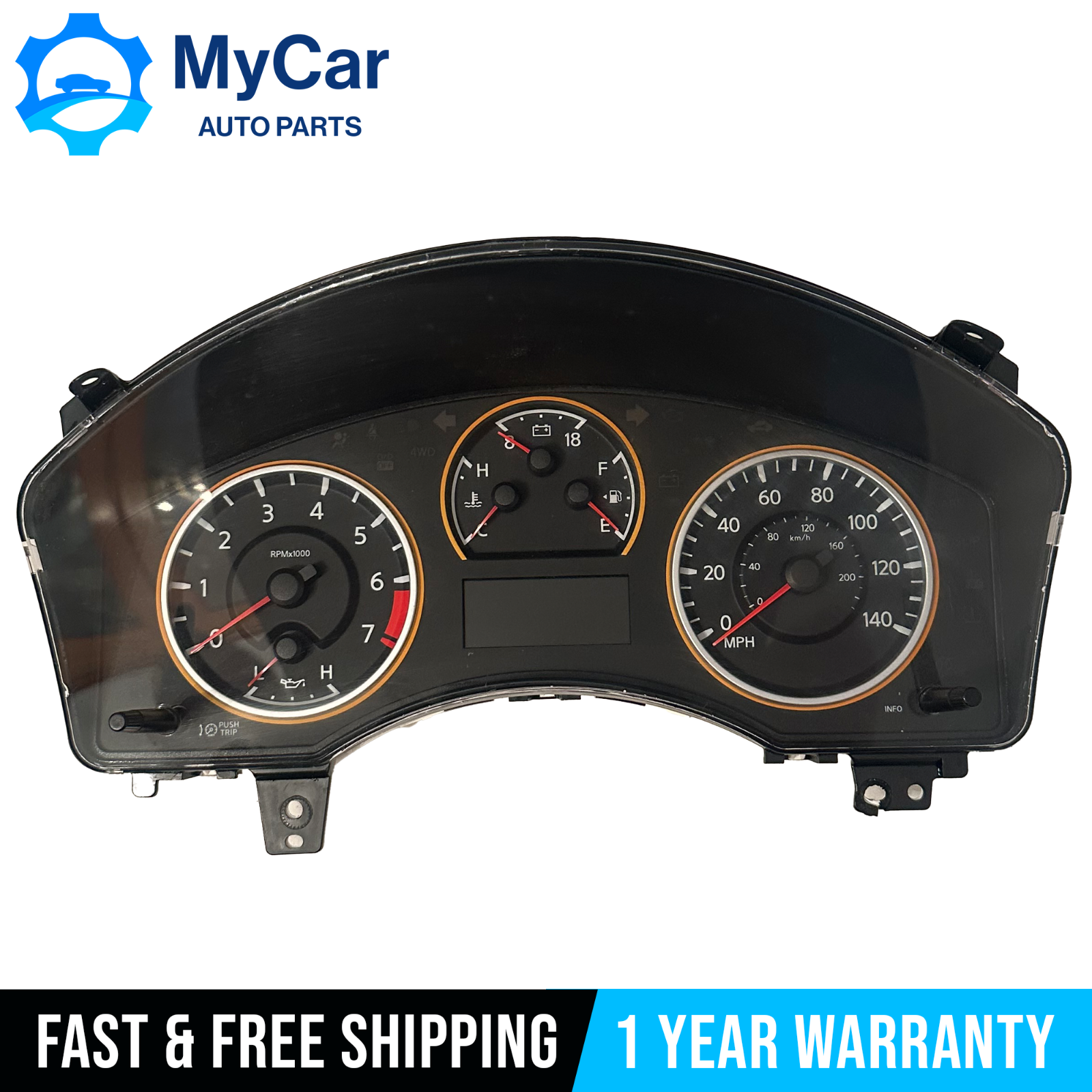 2008 2009 Nissan Titan Instrument Cluster Panel Speedometer Cluster