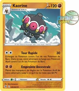 pokemon kaorine 145/264 rare eb08 poing de fusion vf