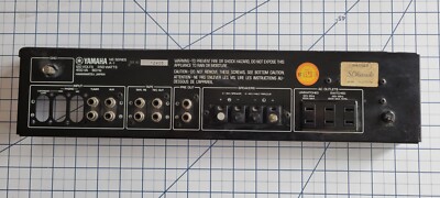 Yamaha A-1 Stereo Amplifier | Japan | Back Panel | G322