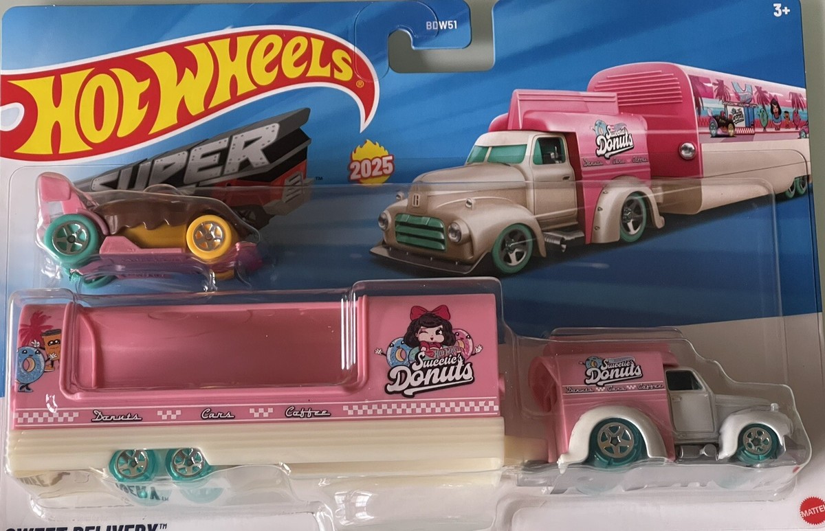 2025 Hot Wheels Super Rigs Sweet Delivery Sweetie's Donuts | eBay