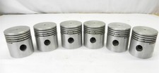 VINTAGE 1949 NASH 1950-1952 RAMBLER SET OF 6 .04 PISTONS VITALOY BRAND #L290 NOS