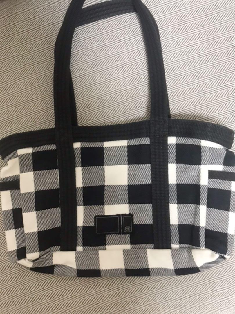 PORTER x Neighborhood Tote Bag White/Black Used From Japan F/S | eBay