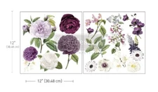 Majestic Blooms Maxi Decor Transfer, Redesign With Prima Floral Furniture Decal
