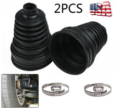 2Pcs Car Drive Shaft CV Joint Boot Kit Consta...