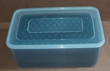 Round Ice Cube Tray with Lid and Storage Bin 4 Trays