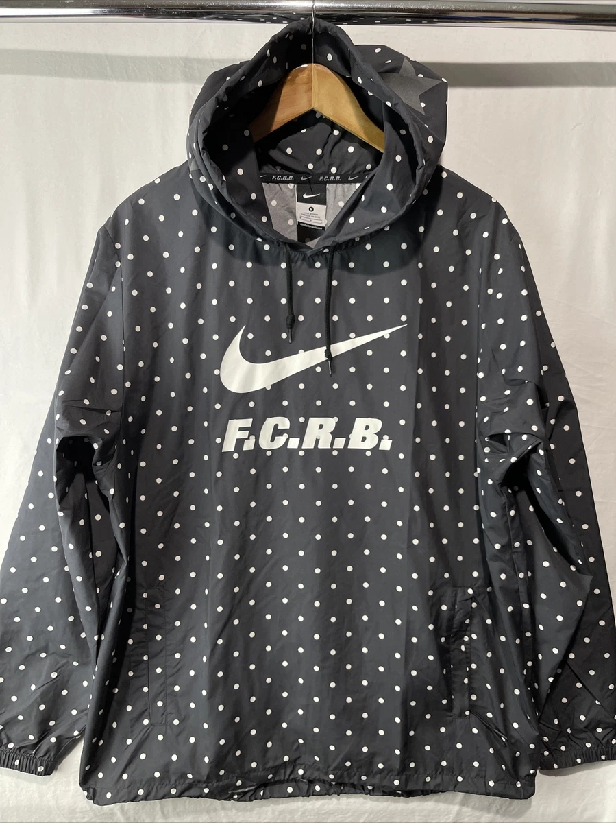 NikeLab F.C. Real Bristol Packable Anorak Men's Hooded Jacket Size Medium NWOT