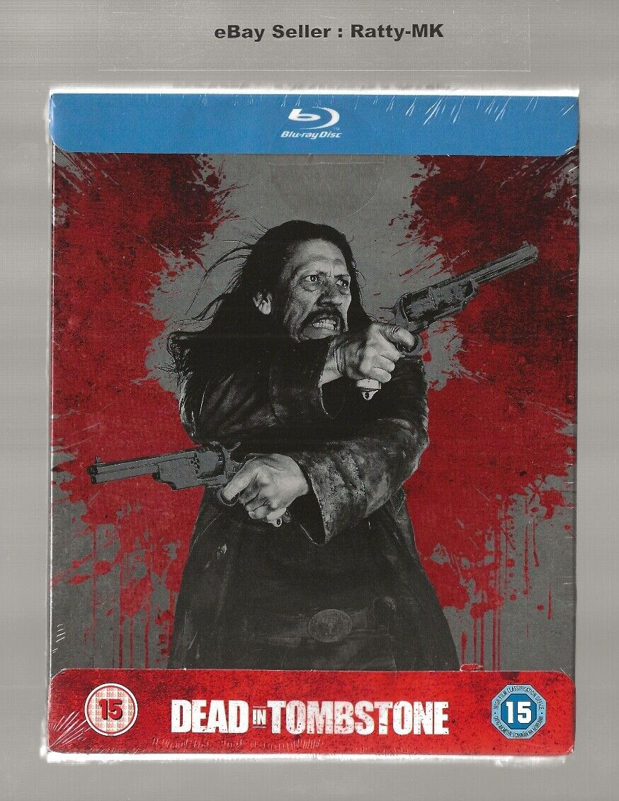 DEAD IN TOMBSTONE - UK EXCLUSIVE BLU RAY STEELBOOK - NEW & SEALED