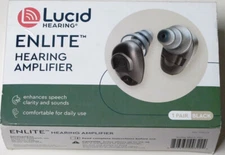 Lucid Audio Enlite Personal Sound Amplifier In-the-Ear Hearing Amplifier, 1 Pair