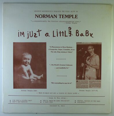 12'' LP - Norman Temple - I'm Just A Little Baby - H1340 - RAR - cleaned