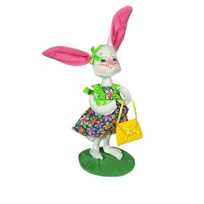 Annalee Easter Girl Bunny Figurine NEW 10''