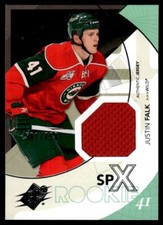 2010-11 SPX JERSEY ROOKIE Justin Falk /799 #165
