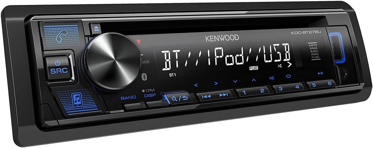 リペア済 CD/MD/FM/AM/AUX KENWOOD 30W 2Way Amazon.com: KENWOOD KMR-D382BT Car & Marine Stereo - Single Din