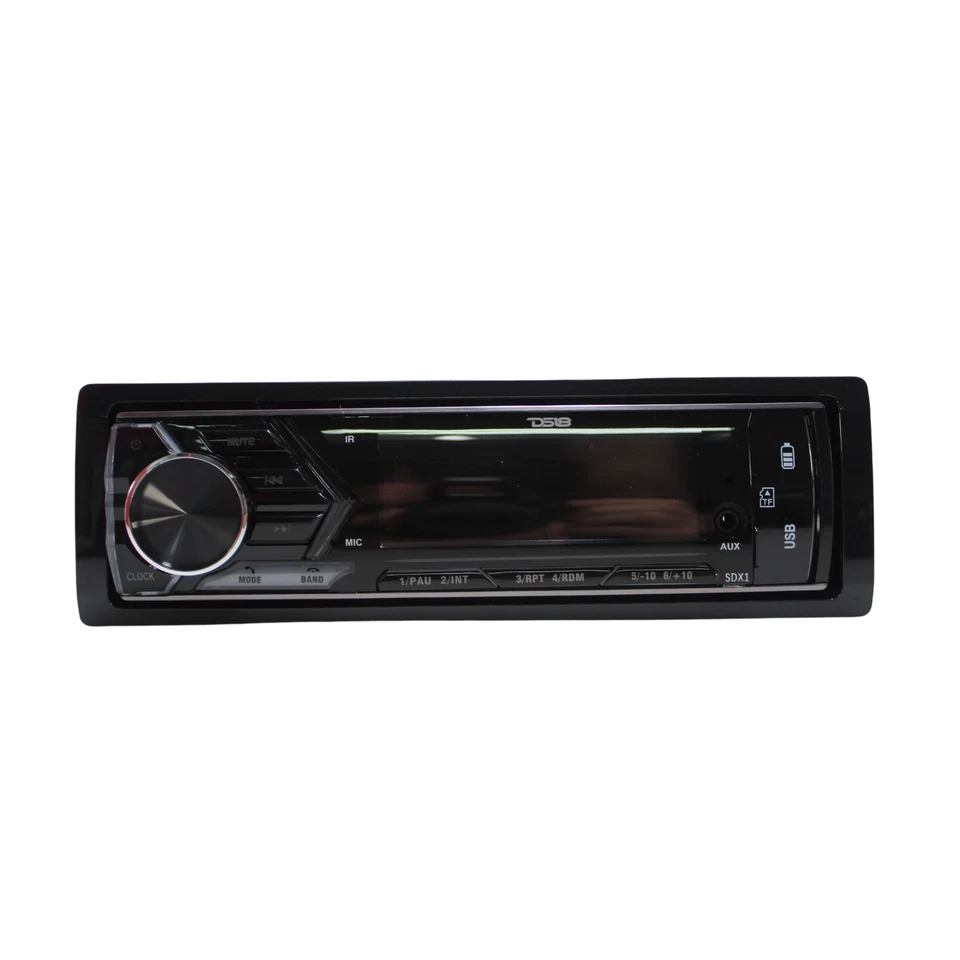 1 Din Mechless Bluetooth Radio Car Stereo w/ Remote USB/AUX/SD/AM/FM SDX1 DS18 - Image 2 of 4