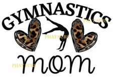 Sublimation Print Gymnastics Mom Ready to Press Heat Transfer
