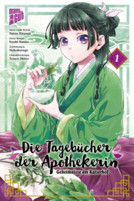 Die Tagebücher der Apothekerin Bände 1-15, freie Auswahl, Manga Cult, NEU