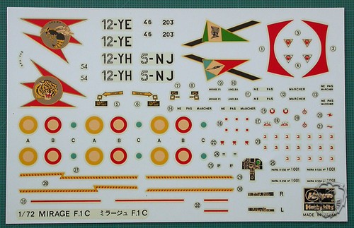 Hasegawa 1:72 AMD Mirage F.1C #B4 (00234) - Sin caja - Picture 7 of 8