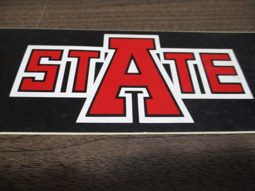 Adesivo paraurti vintage ASU Runnin Indian Jumpin' Joe Arkansas State University - Foto 4 di 7